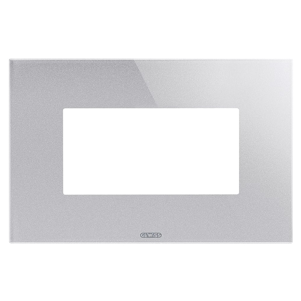 GEWISS - GEWGW16904CT PLACCA ICE 4P TITANIO