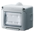 GEWISS - GEWGW27836 PULSANTE UNIP.10A TARGA PORTANOME STAGNO