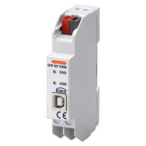 GEWISS - GEWGW90706B INTERFACCIA KNX / USB DA GUIDA DIN