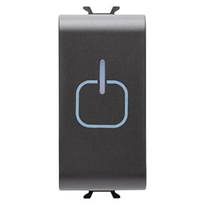 GEWISS - GEWGW12904 INTERRUTTORE TOUCH 1M NERO