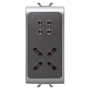 GEWISS - GEWGW14935 INSERITORE DA INCASSO - ANTIFURTO FILARE - TITANIO - CHORUSMART