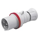 GEWISS - GEWGW60009FH SPINA MOBILE DIRITTA HP - IP44/IP54 - 3P+N+T 16A 380-415V 50/60HZ - ROSSO - 6H - CABLAGGIO RAPIDO