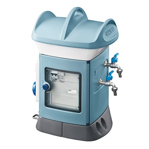 GEWISS - GEWGW68841A QMC16B - CABLATO - MONOFACCIALE - 2 PRESE 2P+T 16A - IP55 - AZZURRO