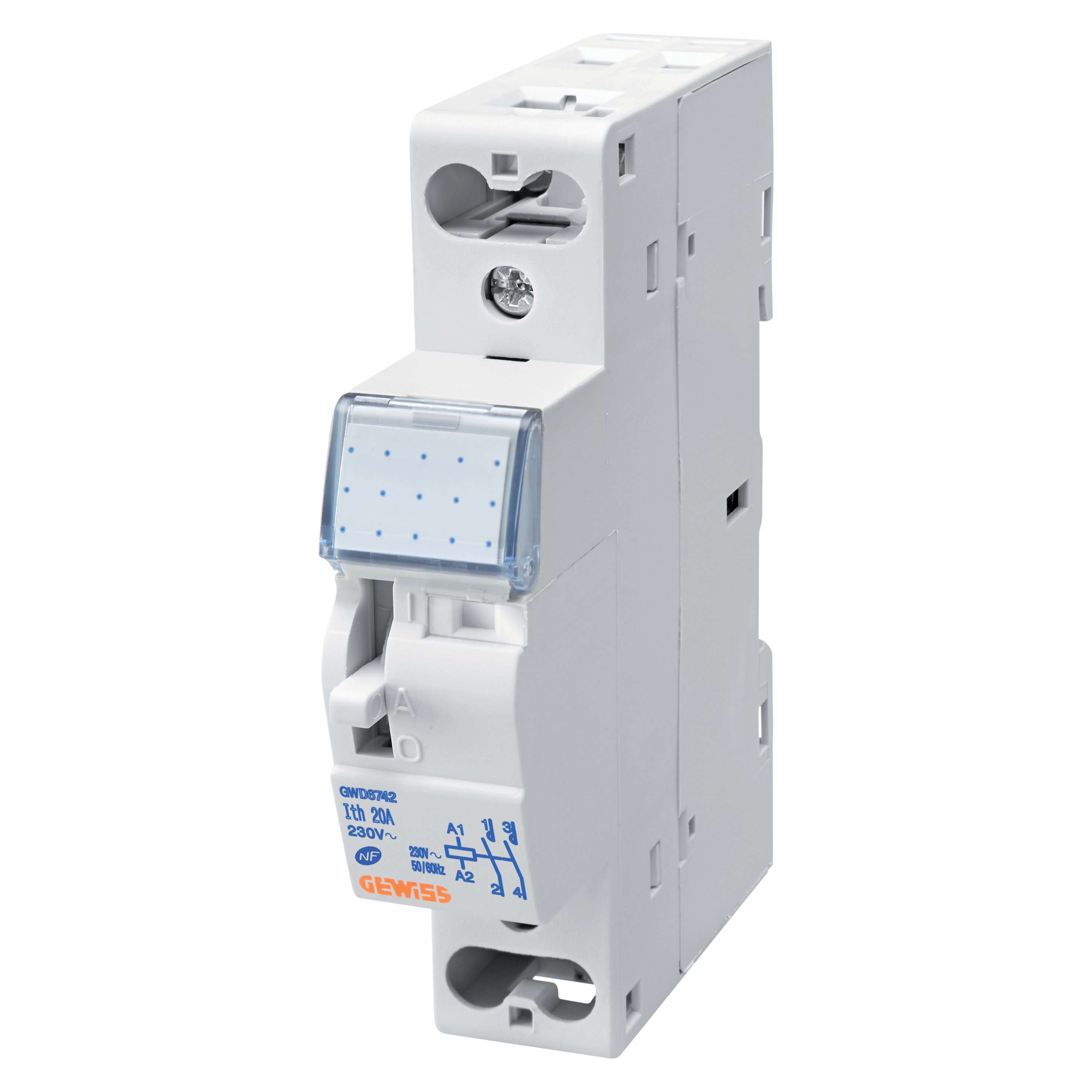 GEWISS GEWGWD6744 CONTATTORE G/N 20A 1NA+1NC 230V 1M