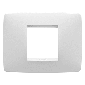 GEWISS - GEWGW16102TB PLACCA ONE 2P BIANCO LATTE