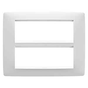 GEWISS - GEWGW16112TB PLACCA ONE 12P BIANCO LATTE