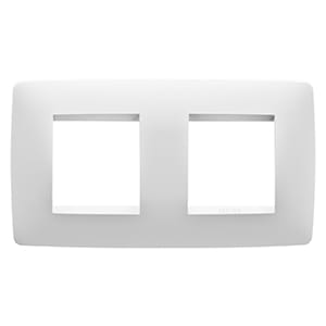 GEWISS - GEWGW16123TB PLACCA ONE INT.2+2P O.BIANCO LATTE