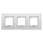 GEWISS - GEWGW16226TB PLACCA LUX INT.2+2+2M O.BIANCO