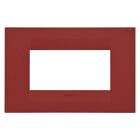 GEWISS - GEWGW16404VR PLACCA GEO 4P RUBINO