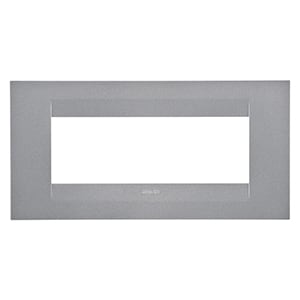 GEWISS - GEWGW16406VT PLACCA GEO 6P TITANIO