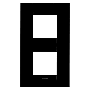 GEWISS - GEWGW16424TN PLACCA GEO INT.2+2P V.71 NERO TONER