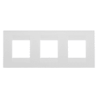 GEWISS - GEWGW16426TB PLACCA GEO INT.2+2+2M O.BIANCO