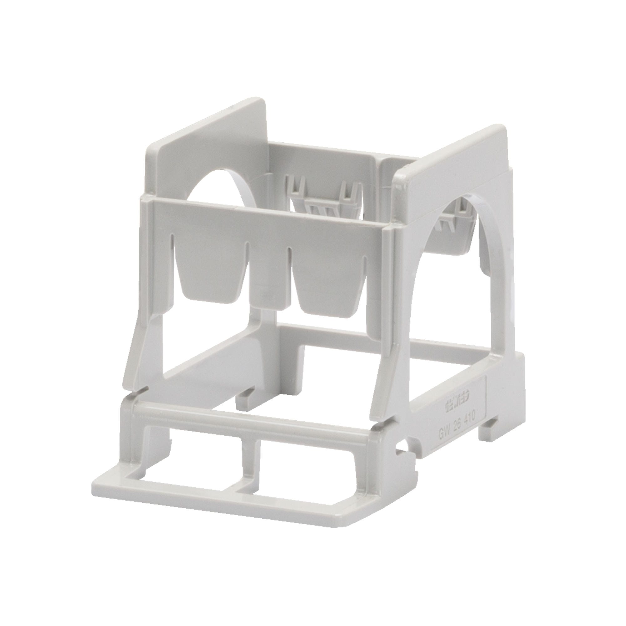 GEWISS - GEWGW26410 SUPPORTO PER MONTAGGIO COMPONENTI SERIE SYSTEM GUIDA DIN - 2 POSTI - 3 MODULI DIN