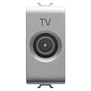 GEWISS - GEWGW14361 PRESA TV 1M DIR. CONN.MASC.9,5MM TI.