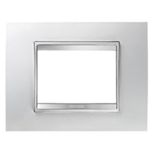 GEWISS - GEWGW16203TB PLACCA LUX 3P BIANCO LATTE