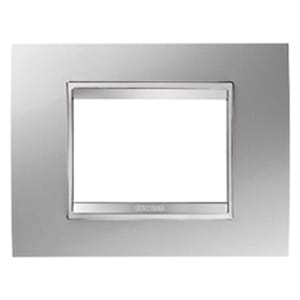 GEWISS - GEWGW16203VT PLACCA LUX 3P TITANIO