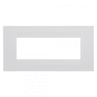 GEWISS - GEWGW16206XA PLACCA LUX 6M METAL ALL.SATI.MONOCHROM