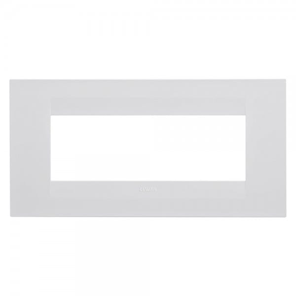 GEWISS - GEWGW16206XA PLACCA LUX 6P METAL ALL.SATI.MONOCHROM