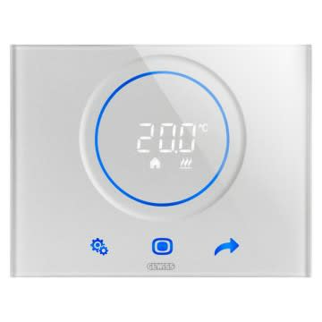 GEWISS - GEWGW16970CT TERMOSTATO THERMO ICE WI-FI - DA PARETE - TITANIO - CHORUSMART