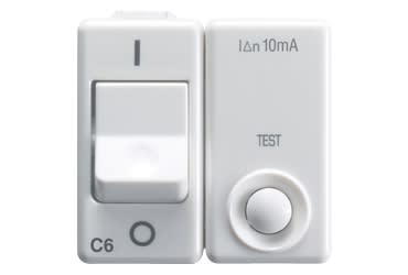 GEWISS - GEWGW20439 INTERRUTTORE AUTOMATICO MAGNETOTERMICO DIFFERENZIALE - 230V ac - CLASSE A - 1P+N 16A 3kA 10mA CURVA C - 2 MODULI - SYSTEM WHITE