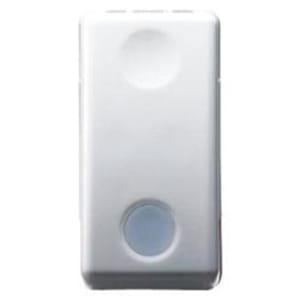 GEWISS - GEWGW20504 INTERRUTTORE BIPOLARE 250V ac - 16AX - CON LENTE NEUTRA SOSTITUIBILE - LUMINOSO 230V ac - 1 MODULO - SYSTEM WHITE