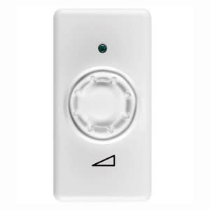 GEWISS - GEWGW20811 REGOLATORE ELETTRONICO - PER CARICHI RESISTIVI/INDUTTIVI - ROTATIVO CON DEVIATORE - 1 MODULO - SYSTEM WHITE