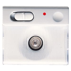 GEWISS - GEWGW20833 LAMPADA ANTI BLACK-OUT ESTRAIBILE - 230V 50/60HZ - 2h - 2 MODULI - SYSTEM WHITE