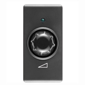 GEWISS - GEWGW21802 REGOLATORE ELETTRONICO - PER CARICHI RESISTIVI - ROTATIVO - 1 MODULO - SYSTEM BLACK