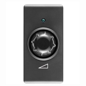 GEWISS - GEWGW21802 REGOLATORE EL.ROT.230V 100-500W SY/BK