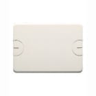 GEWISS - GEWGW24213 PLACCA CIECA PER SCATOLE RETTANGOLARI DA INCASSO - 4 POSTI - A VITE - BIANCO NUVOLA