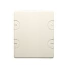 GEWISS - GEWGW24215 PLACCA CIECA PER SCATOLE RETTANGOLARI DA INCASSO - 6 POSTI (3+3 SOVRAPPOSTI) - A VITE - BIANCO NUVOLA