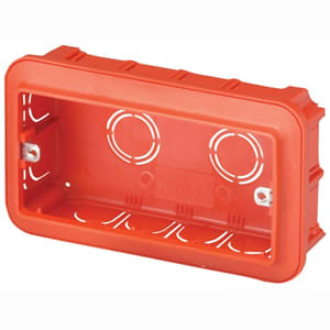 GEWISS - GEWGW24404 SCATOLA AD ALTA CAPIENZA PER SERIE CIVILI MODULARI - BIG BOX - HALOGEN FREE - 4 POSTI - 144X85X50