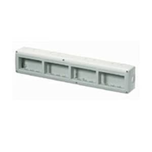 GEWISS - GEWGW27008 CONTENITORE PER APPARECCHI SYSTEM - ORIZZONTALE PROTETTO - 16 POSTI - MODULO 4x4 - GRIGIO RAL 7035 - IP40