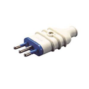 GEWISS - GEWGW28003 SPINA MOBILE - DIRITTA - STANDARD ITALIANO - 2P+T 10A 250V ac - TIPO S11 - BIANCO