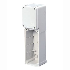 GEWISS - GEWGW66693 BASE MODULARE PER MONTAGGIO IN BATTERIA DI PRESE FISSE VERTICALI - 1 PRESA 63A SBF/CBF - IP55
