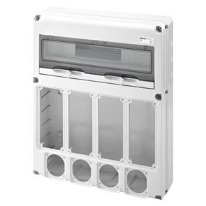 GEWISS GEWGW68015N Q-DIN 20M 4FL.PR.BL.VR.SBF 4FL.16A IP65