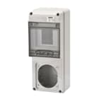 GEWISS - GEWGW68017N Q-DIN 5 MODULI - 1 FLANGIA IEC 309 16A IP44/67 - IP65