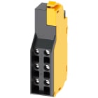 SIEMENS - SIE3VA99880AB11 Blocchetto di contatti di segnalazione intervento, contatti CO, tipo HP (14 mm) accessori per: 3VA1