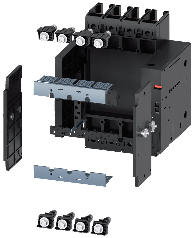 SIEMENS - SIE3VA91240KD00 BASE ESTR. COMPLETA 3VA20/1/2 4P