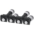 SIEMENS - SIE3VA94040QF00 Attacchi a bullone posteriori, 4 pezzi, accessori per: 3VA1 400/630 3VA2 400/630
