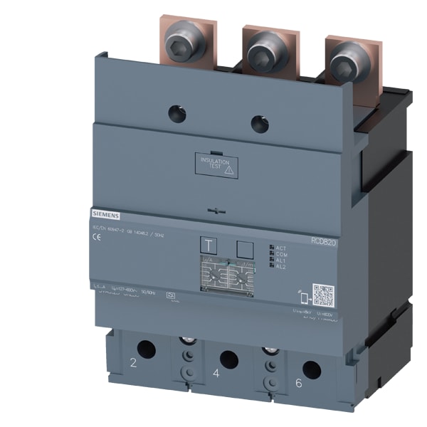 SIEMENS SIE3VA94230RL30 MOD. RCD820 X 3VA24 3P I=400A U=127-690V