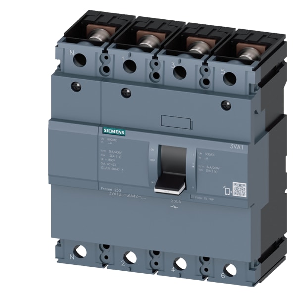 SIEMENS SIE3VA12251AA420AA0 SEZ. AUT. 3VA 250A 4P L/T