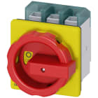 SIEMENS - SIE3LD28040TK53 SENTRON, sezionatore sottocarico 3LD, interruttore di OFF di emergenza, a 3 poli, Iu: 125 A