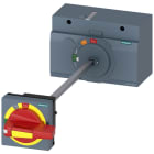 SIEMENS - SIE3VA94470FK25 Comando rotativo bloccoporta OFF di emergenza IEC IP65 con bloccoporta per 3VA5/6 400/600