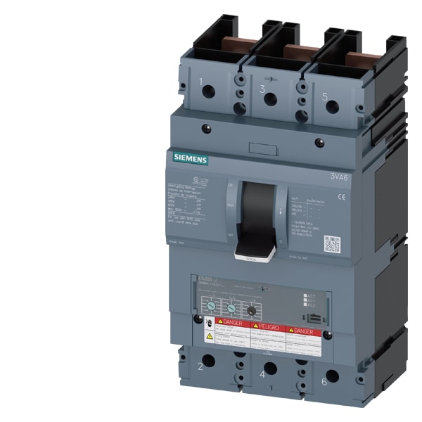 SIEMENS SIE3VA64405HL312AA0 MCCB UL BG600 400A 3P 35KA ETU3 LI 100%