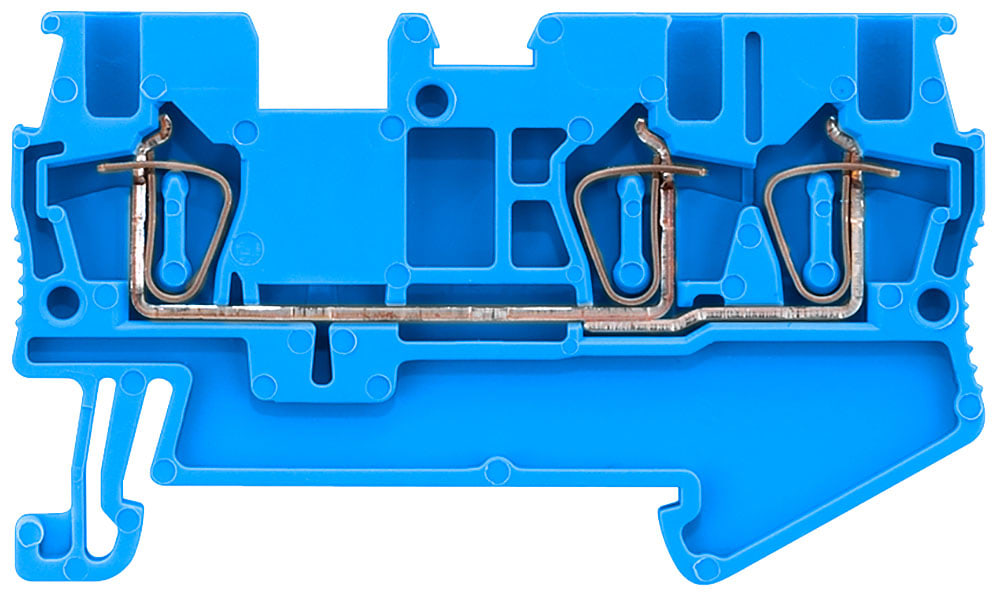 SIEMENS - SIE8WH20030AE01 MORSETTO A MOLLA A 3 P.TI 1,5MMQ, BLU