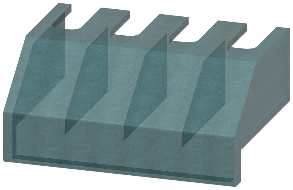 SIEMENS - SIE3LD92011A CALOTTA 4POLI X 3LD2 16A