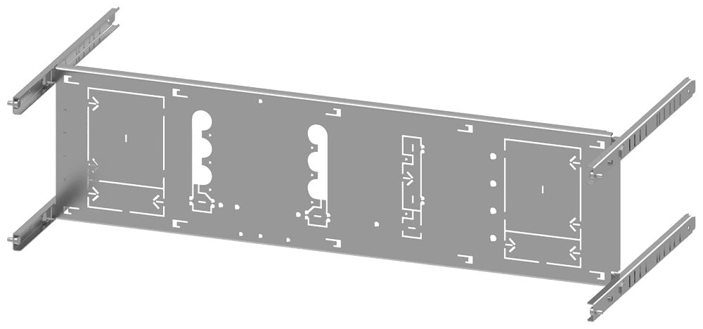 SIEMENS SIE8PQ60004BA42 KIT 3VL2-3/3,4P/OR/FIXED/RCD/H200/W800