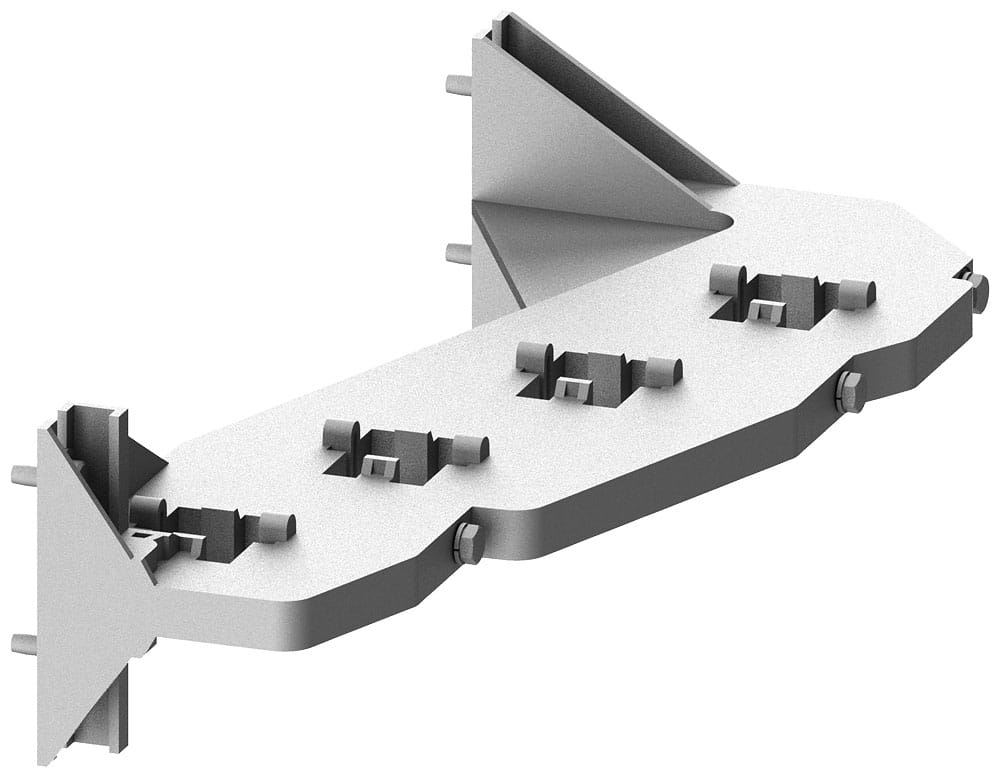 SIEMENS - SIE8PQ40000BA63 SUPP.SBAR. VERT.GRAD./FINO 2X40X10/B200
