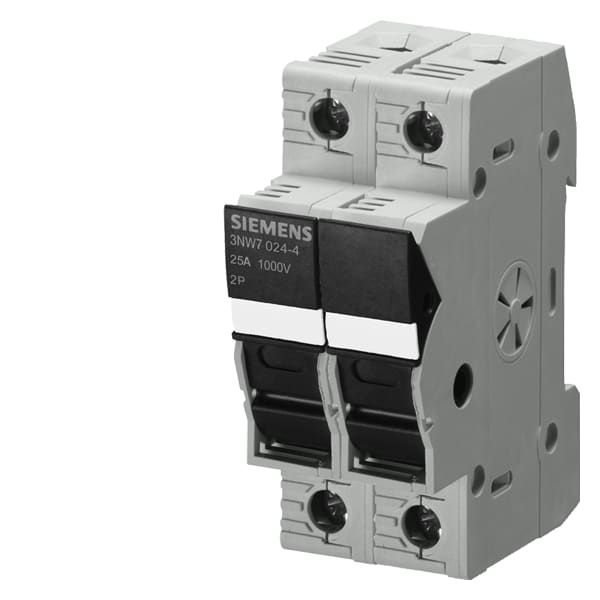 SIEMENS SIE3NW70244 BASE PORTAFUS.FOTOV.2P 1000VCC 25A LED